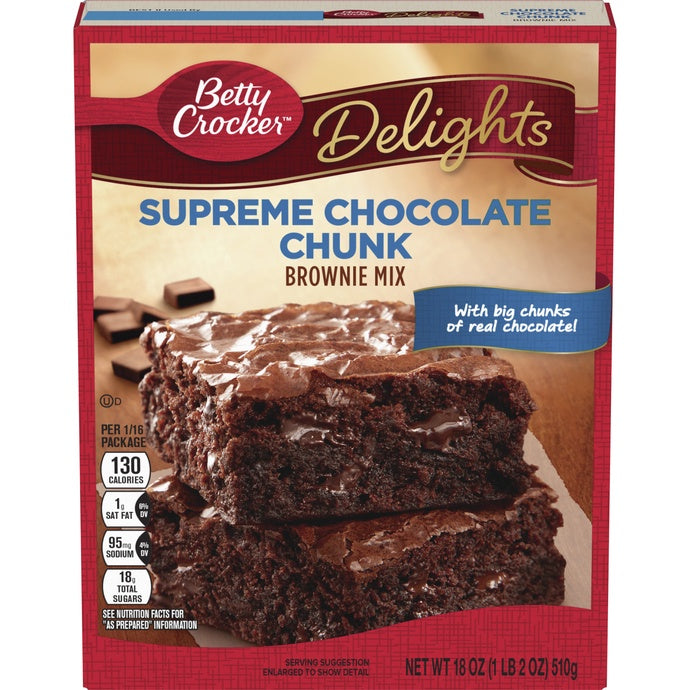 Betty Crocker Chocolate Chunk Brownie Mix 440g