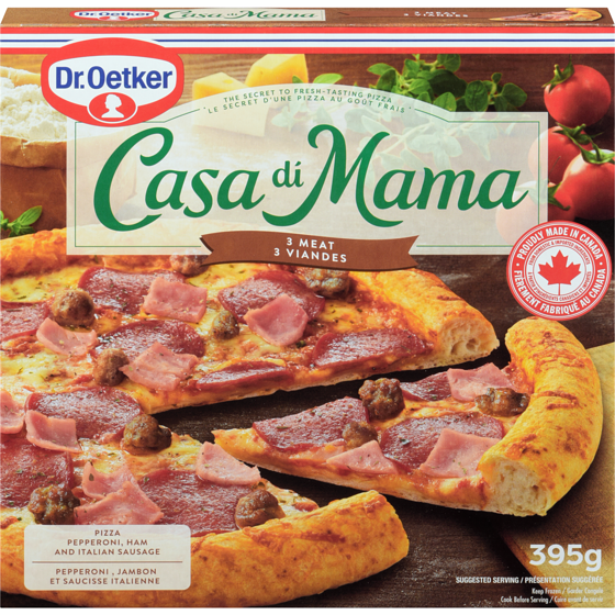 Dr. Oetker Casa Thin Crust 3 Meat Pizza 395g