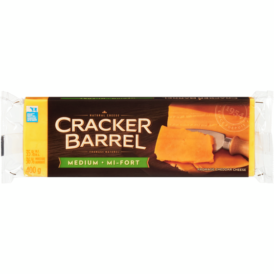 Cracker Barrel Cheddar Cheese Medium 400g