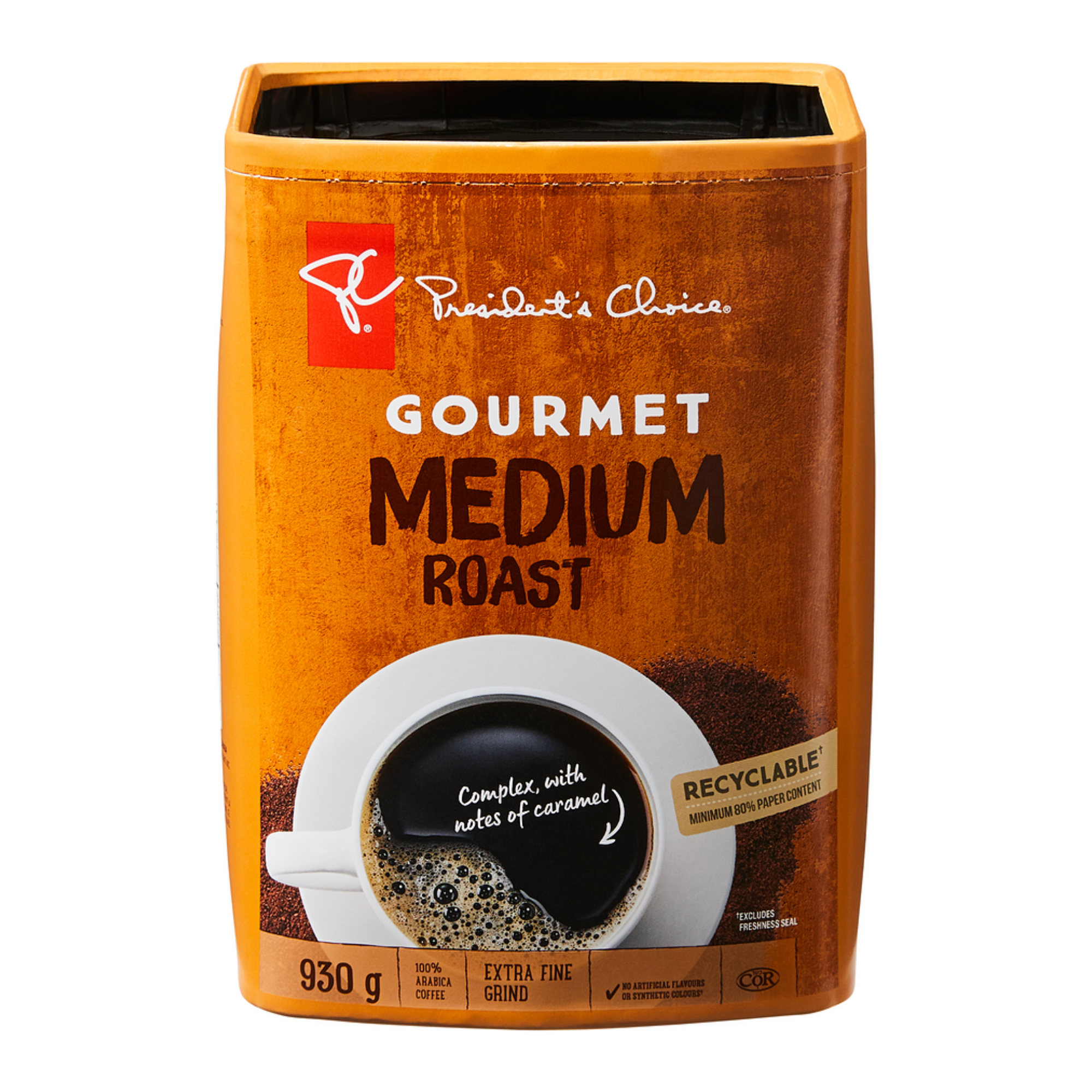 PC Medium Roast Extra Fine Grind Coffee 930g