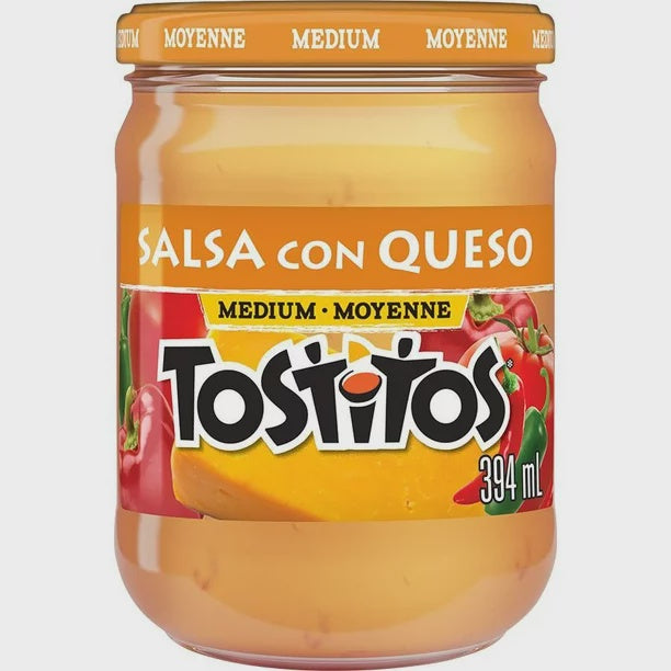 Tostitos Dip Salsa Con Queso Medium 394ml