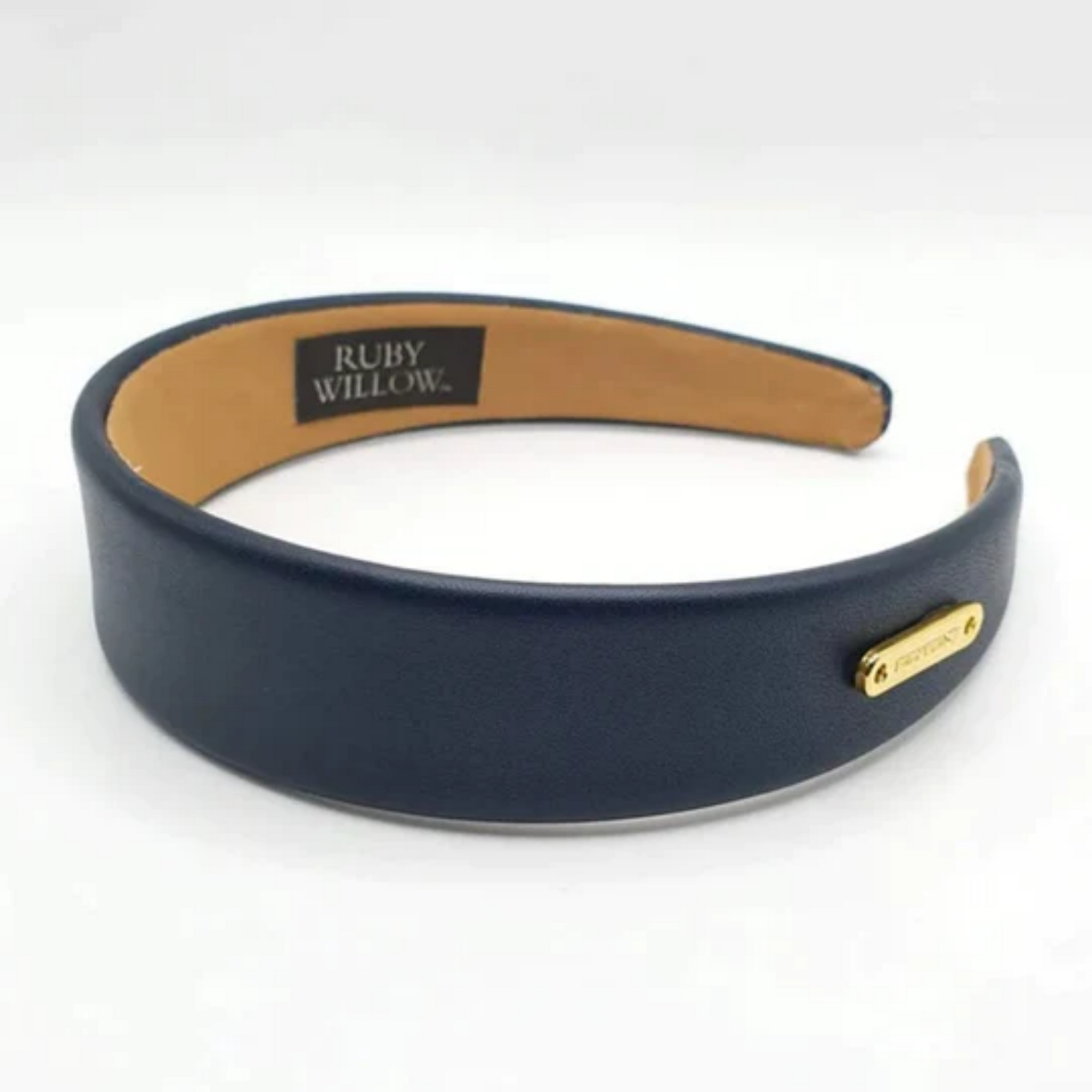 Ruby Willow Veronica Faux Leather Band - Navy - RW703