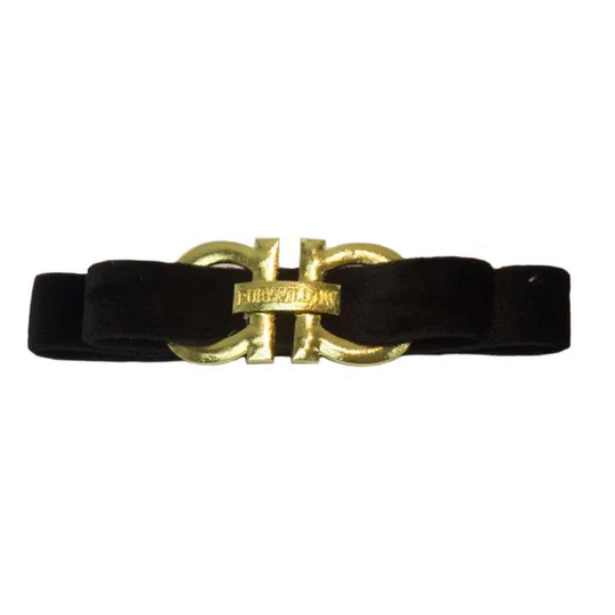 Ruby Willow Valentina Buckle Alligator Clip - Black - AC300