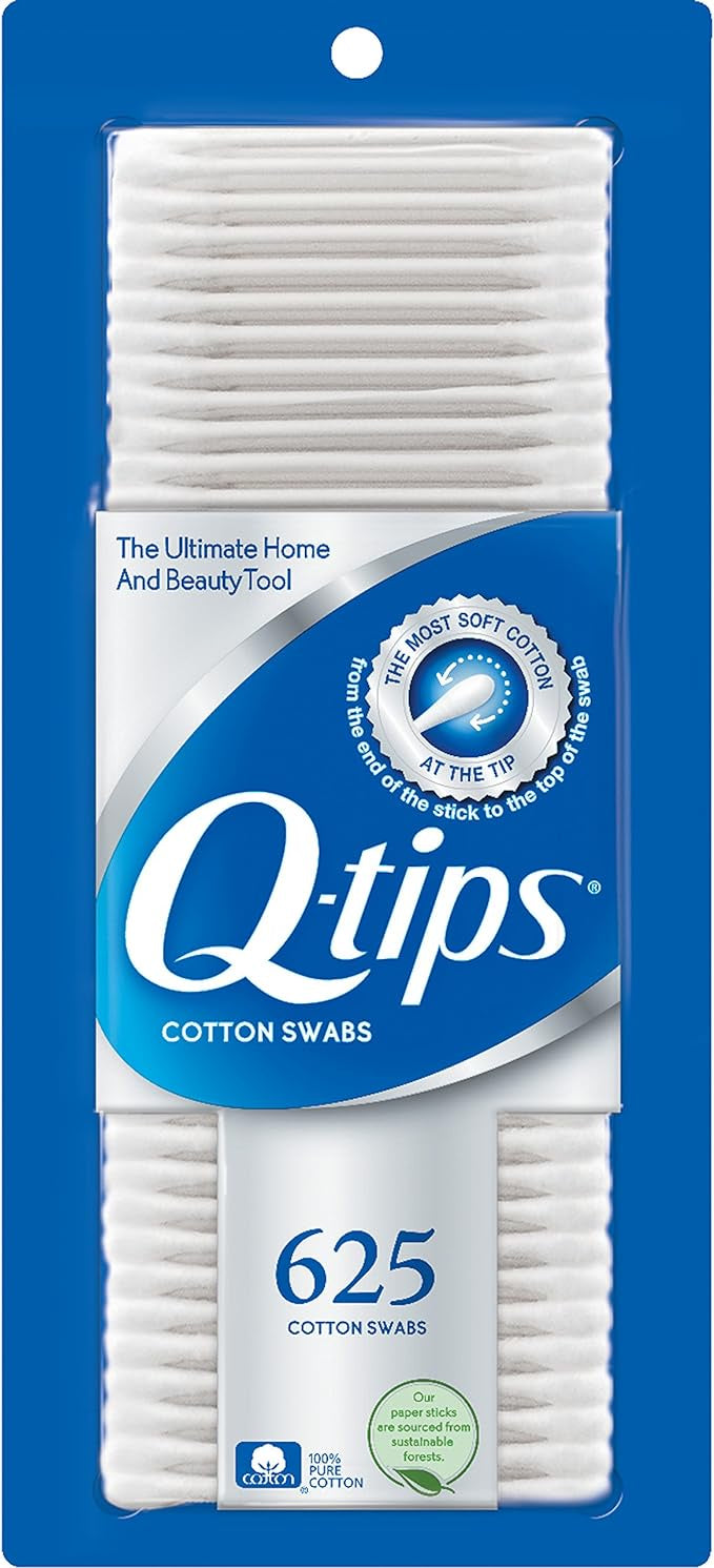 Q-Tips Cotton Swabs 625ct