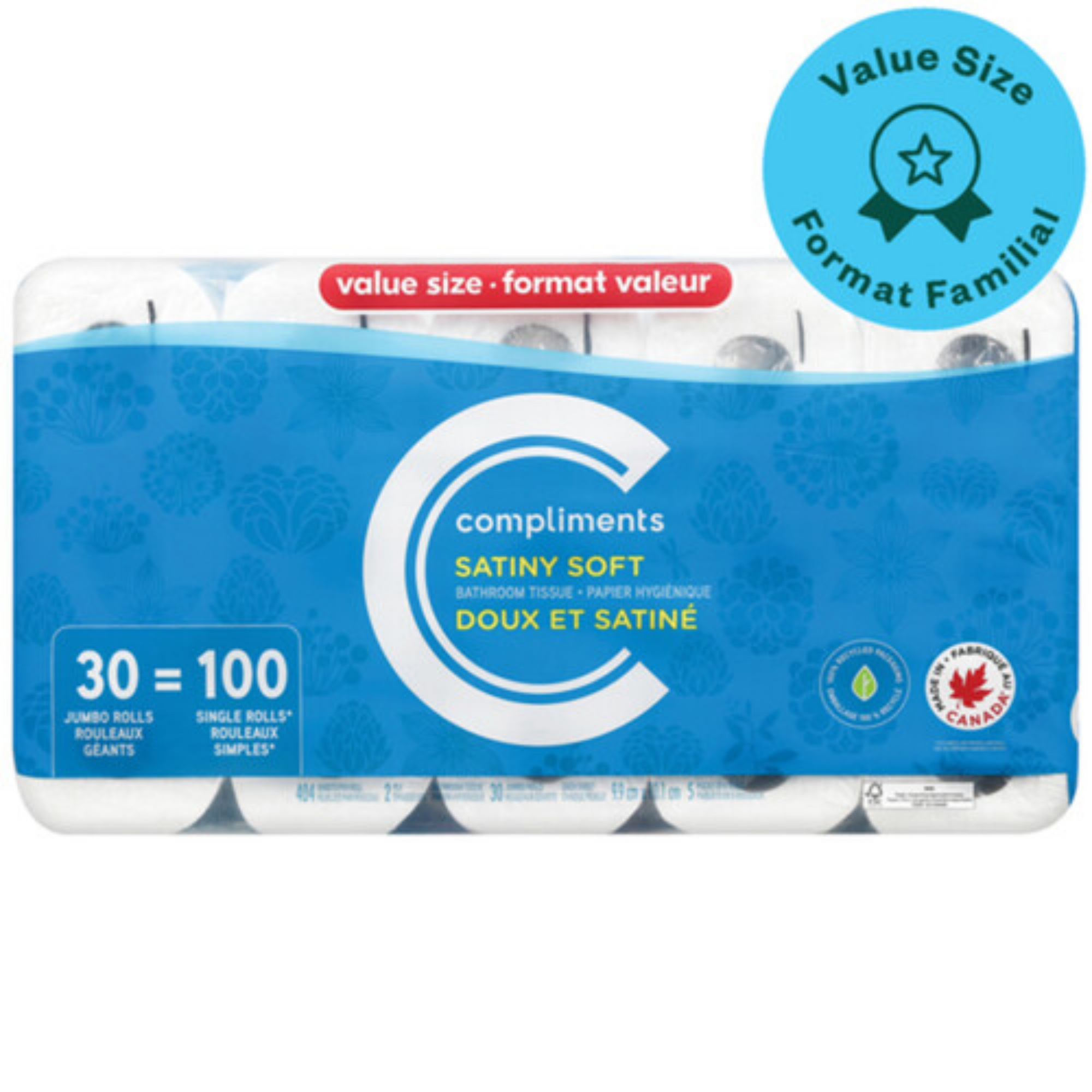 Compliments Bathroom Tissue 30ct