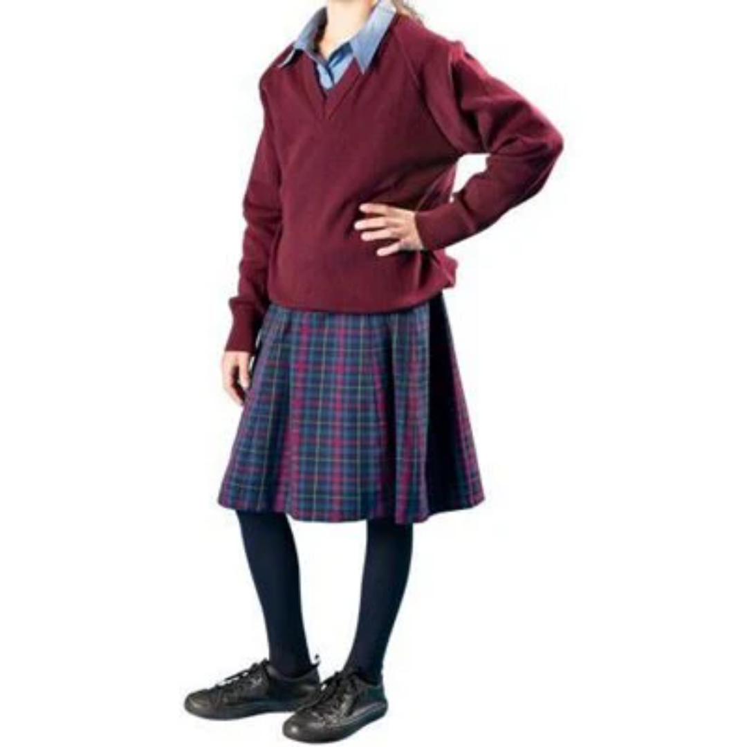 Pleated Skirt Tartan