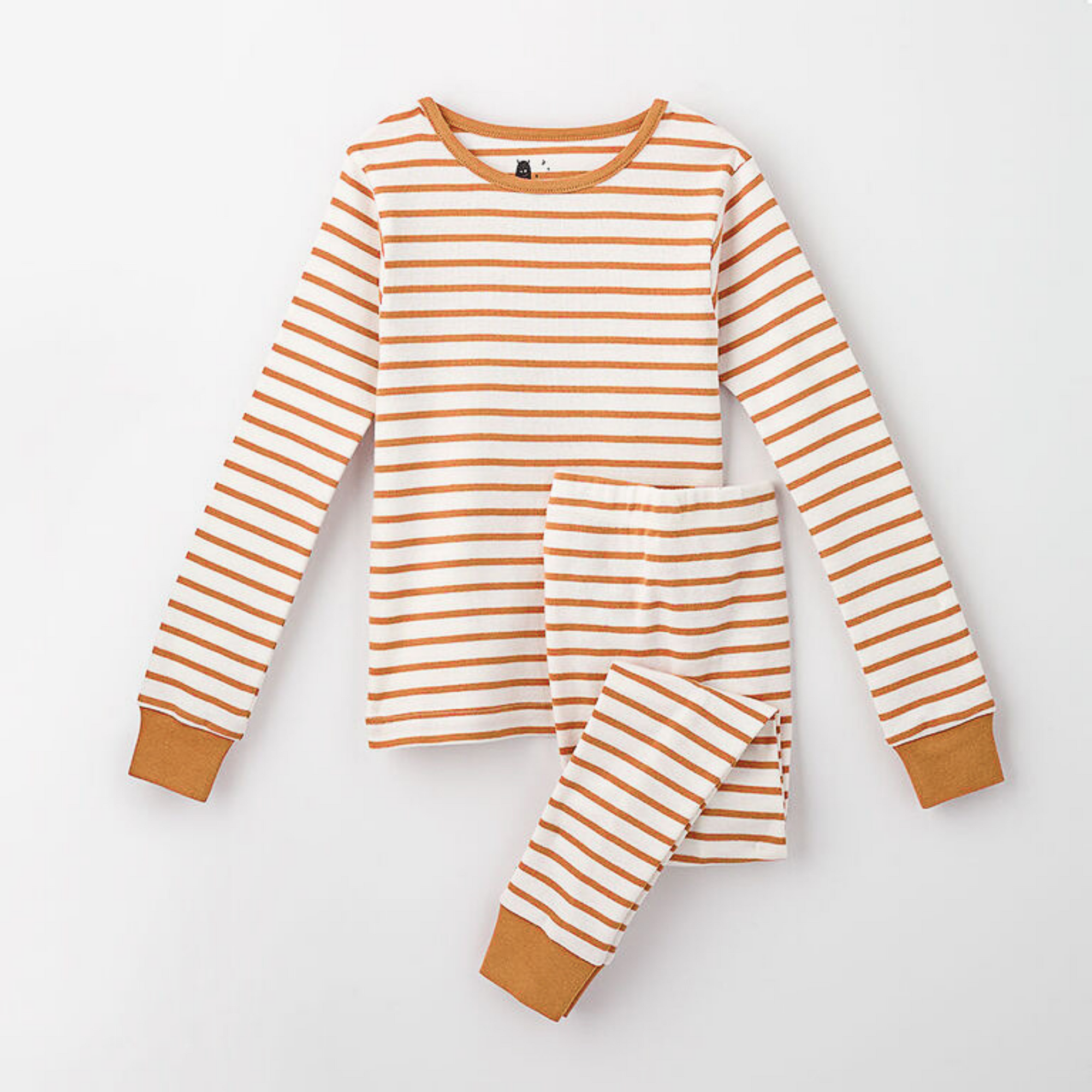 Rise Little Earthling Pajamas, Honey Stripe, 3T