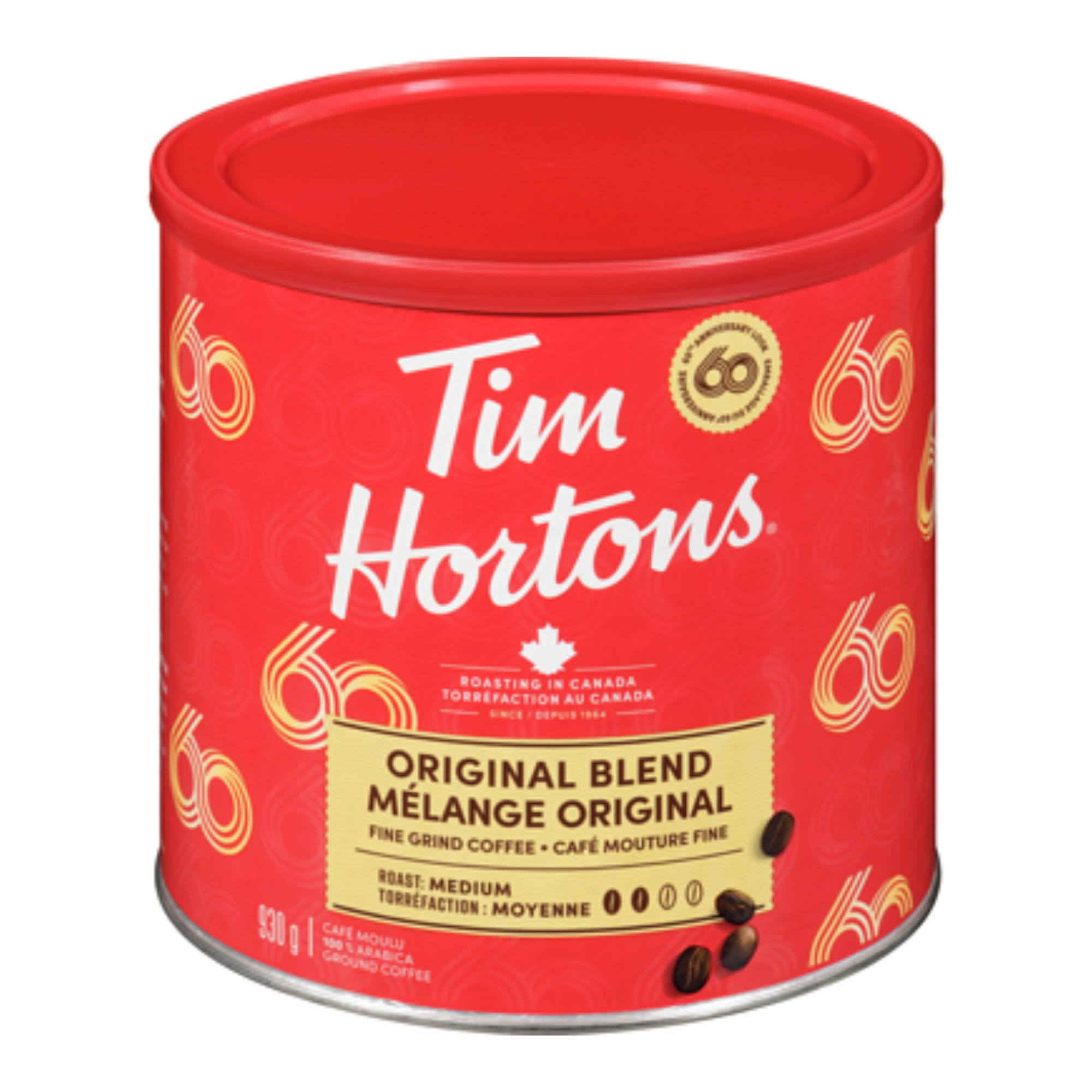 Tim Hortons Original Fine Ground Coffee 930g