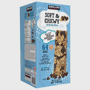 Kirkland Soft & Chewy Granola Bars 64CT