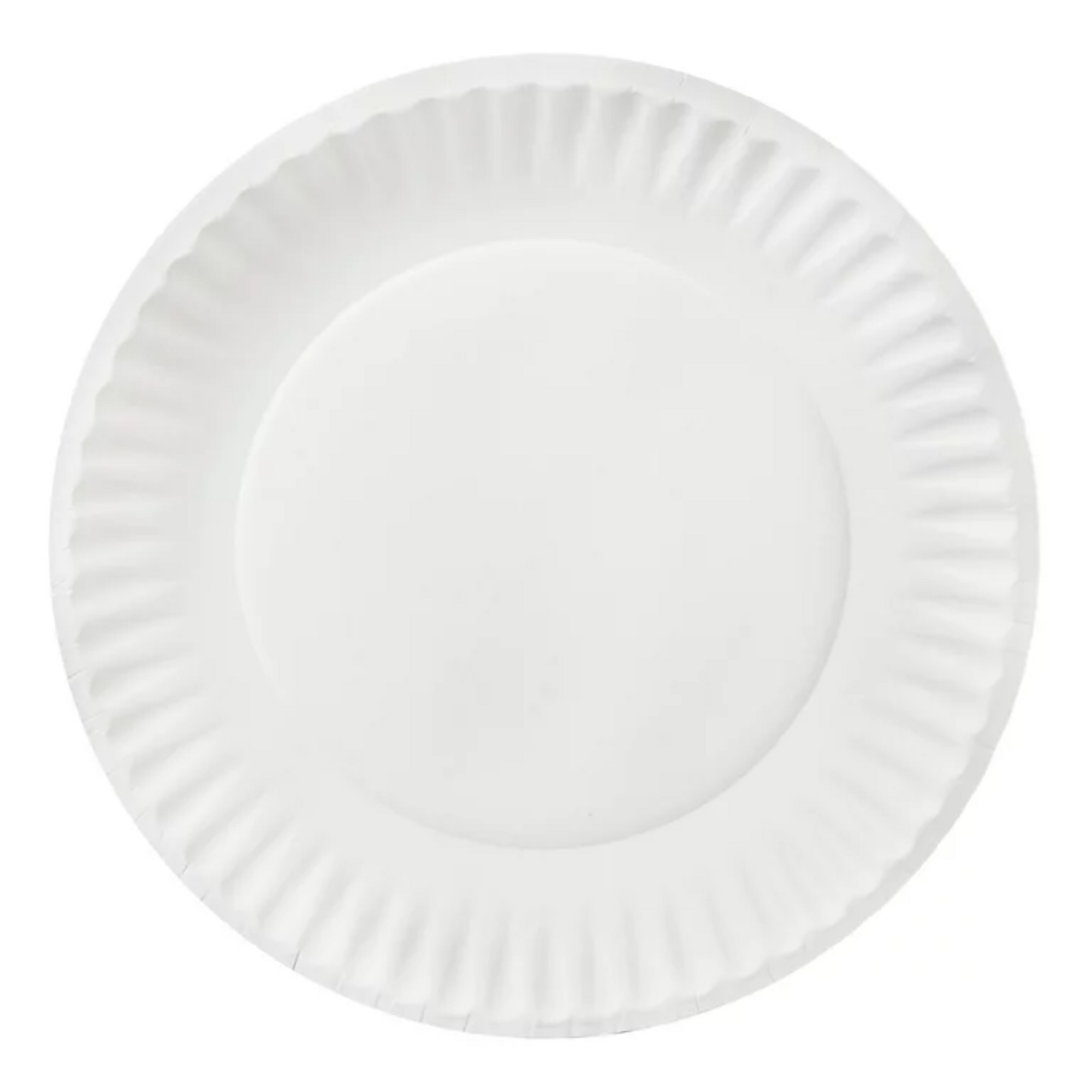 Paper Plates 8 5/8" round, White 20ct