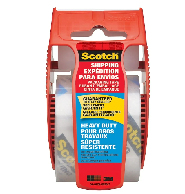 Scotch Super-Strength Premium Packaging Tape, 48 mm x 20.3 m