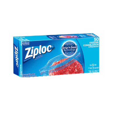 Ziploc Large Freezer Bags 50ct