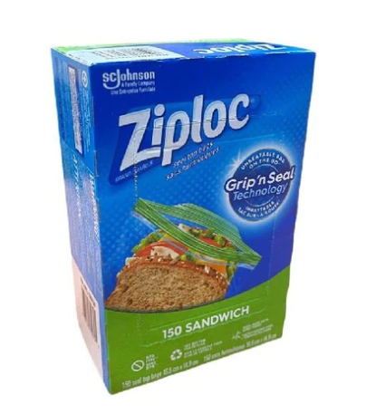 Ziploc Sandwich Bags 150ct