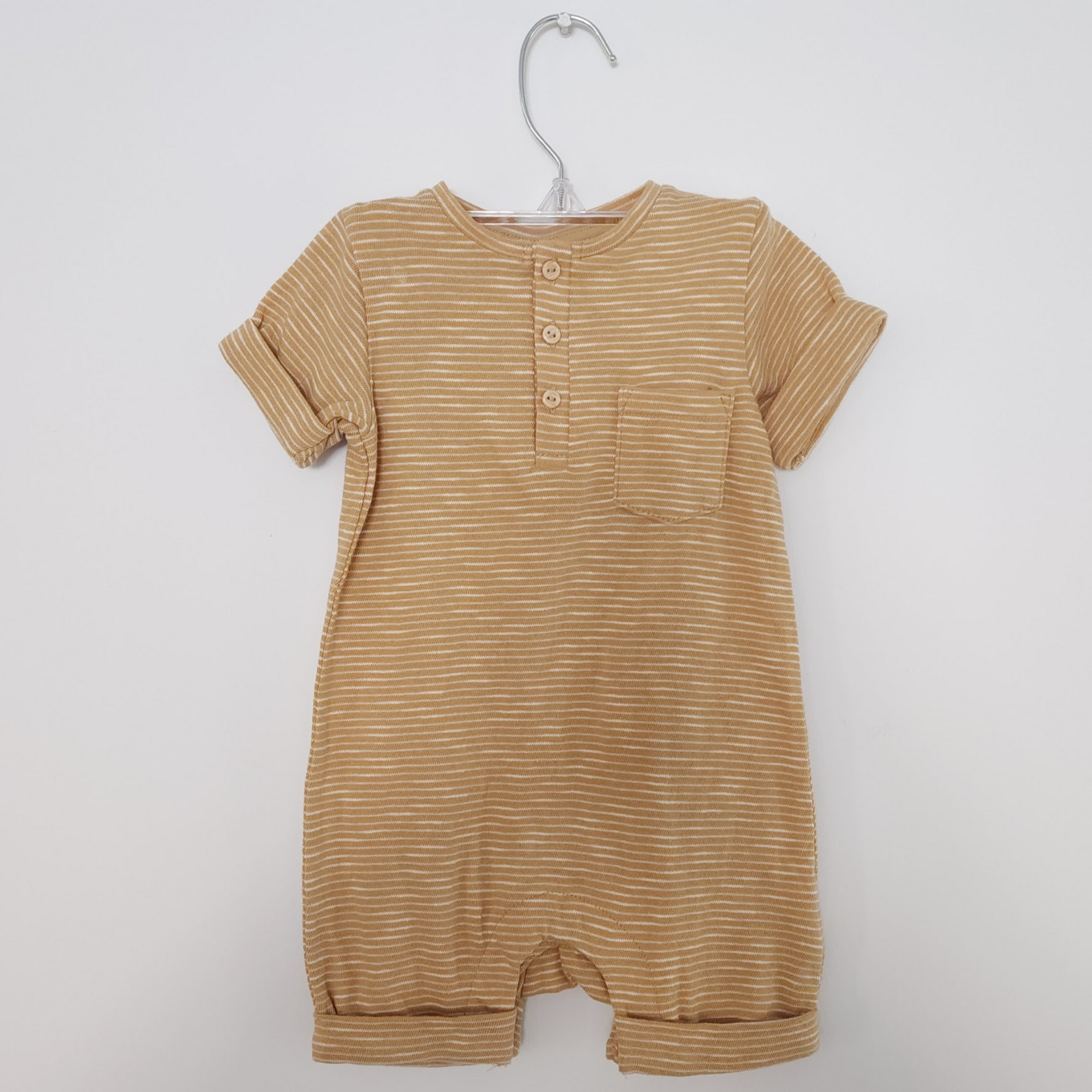 H&M Short sleeve Cotton Romper 2-4M