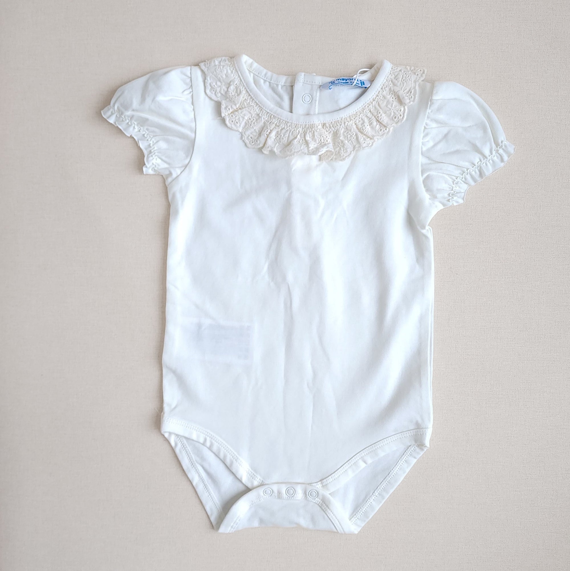 Mayoral Lace Cream Bodysuit 9-12 Months