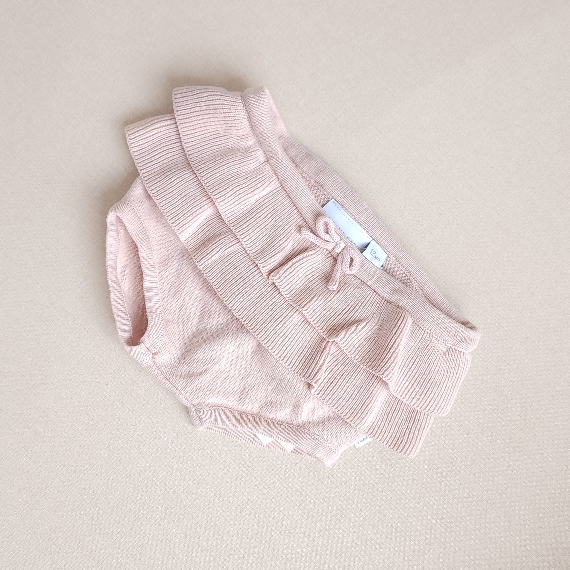 Elegant Baby, RUFFLE BLOOMERS - PINK, 12M