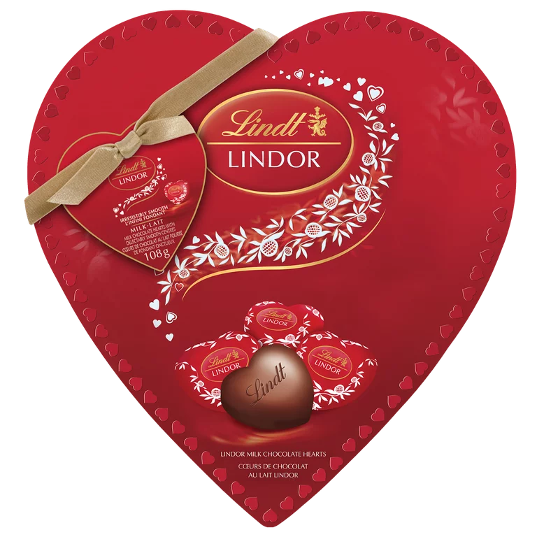 Lindt Lindor Amour Milk Chocolate Heart 108 g