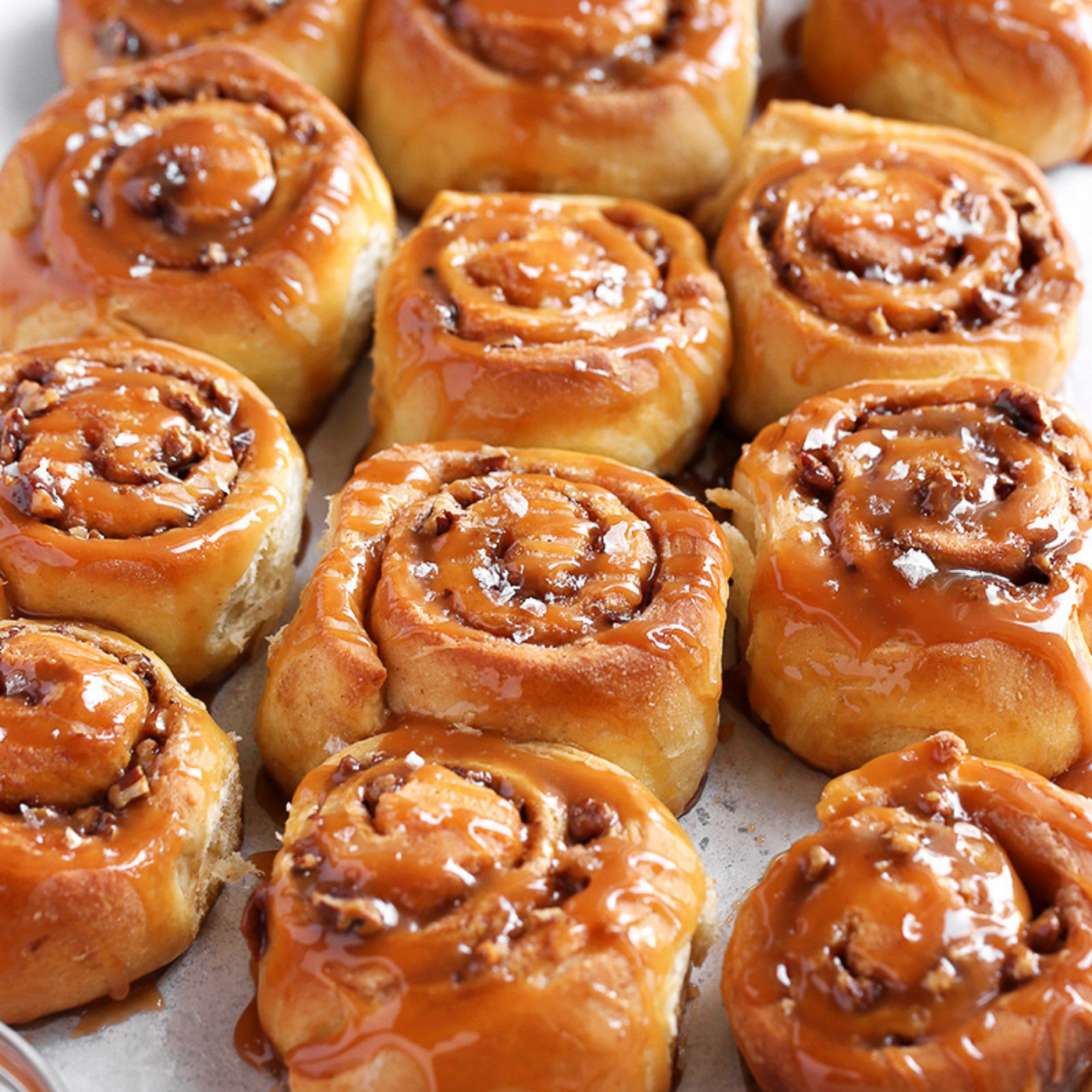 Caramel Cinnamon Rolls.