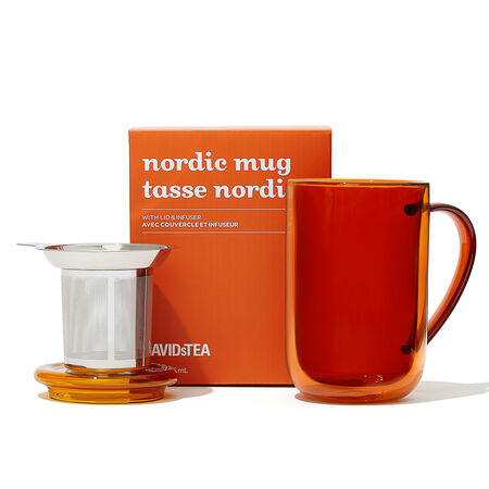 David's Tea Double Walled Glass Nordic Mug