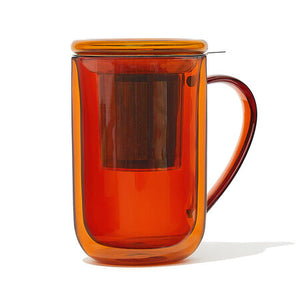 David's Tea Double Walled Glass Nordic Mug