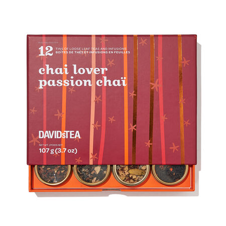 David's Tea 12 Tea Sampler - Chai Lover