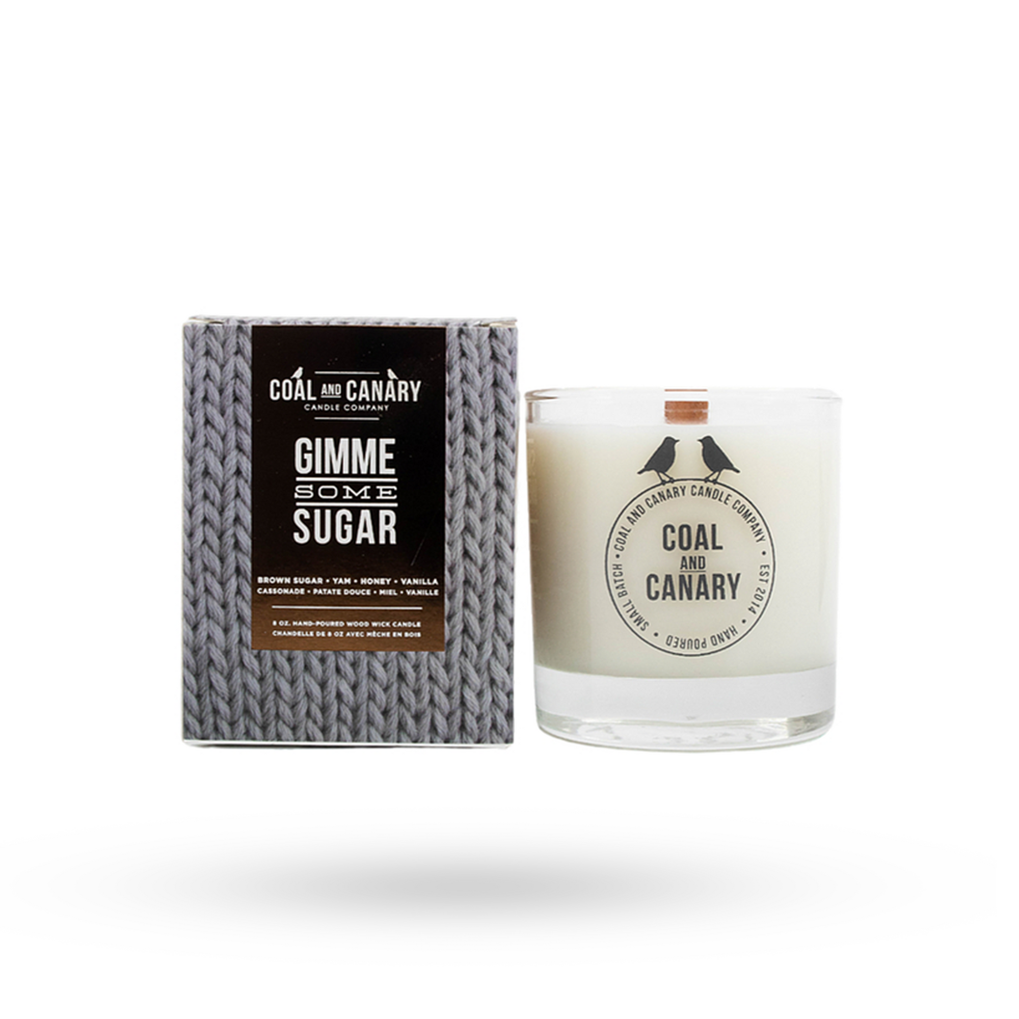 Giftware, Coal and Canary Gimme Some Sugar Candle 8 oz.