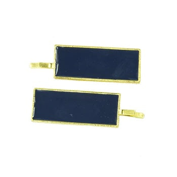 Ruby Willow Ada Clips - Navy - HC718A