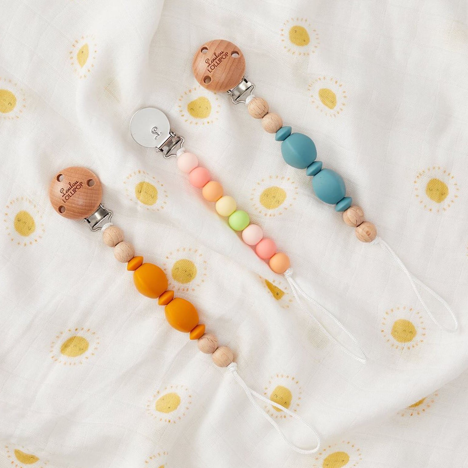 Lou Lou Lollipop Pacifier Clip