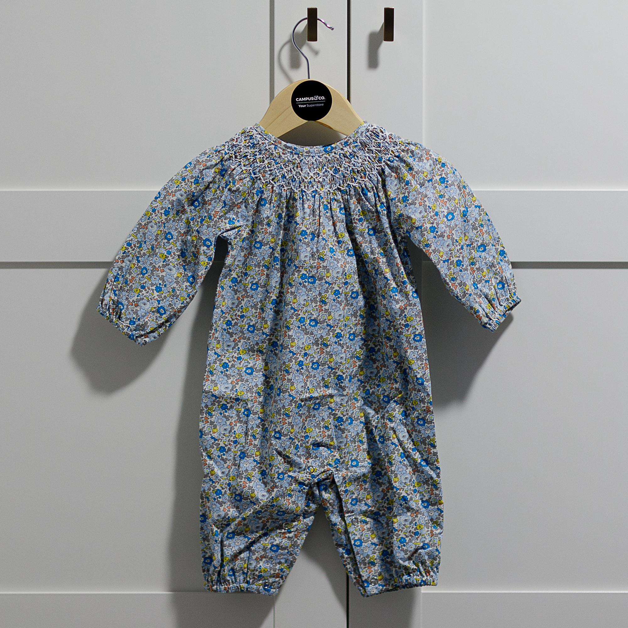 Liberty Print Smoked Playsuit 6M