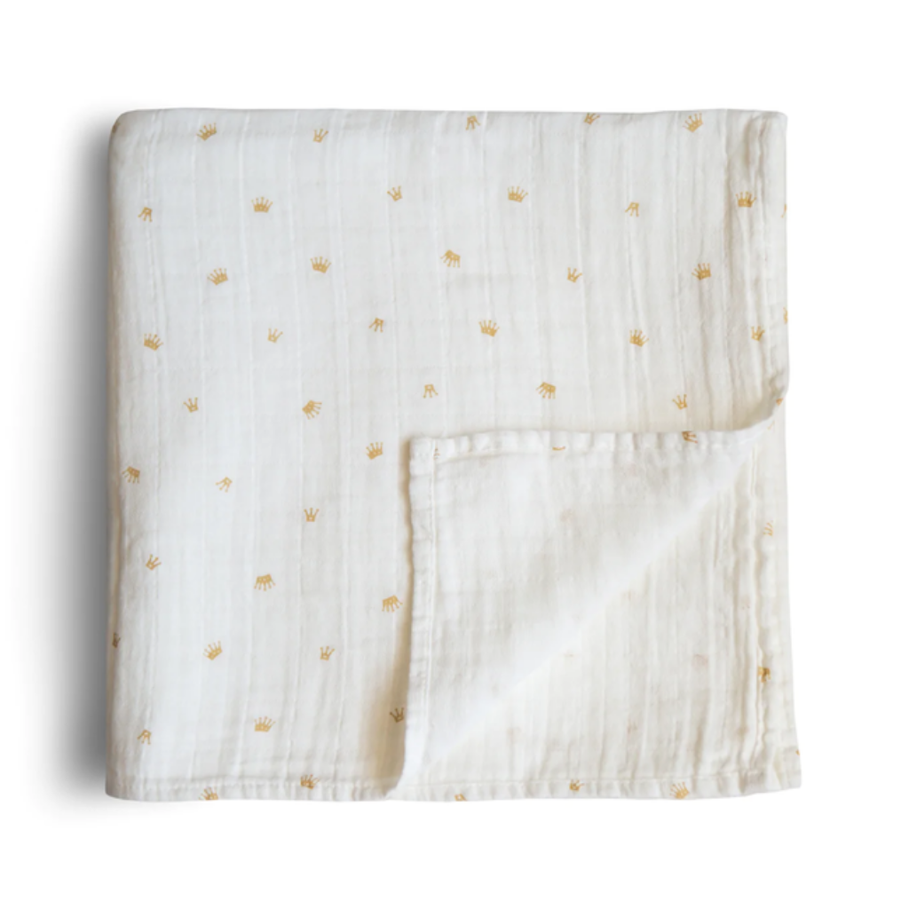 Mushie Muslin Swaddle Blanket