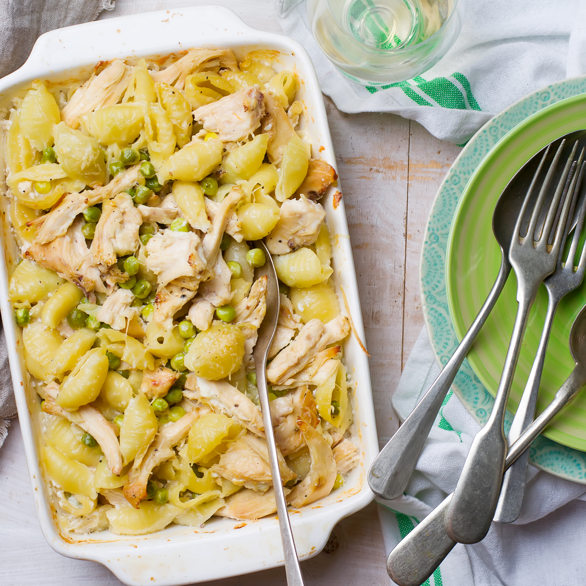 Ready Meal Chicken Pasta Bake - 6" x 8"