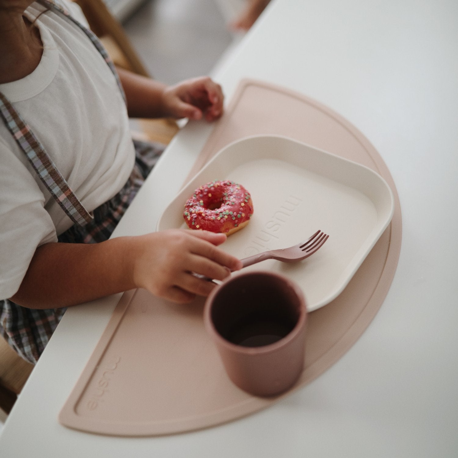 Mushie Square  Dinnerware Plate