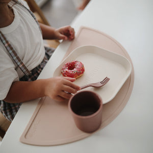 Mushie Square  Dinnerware Plate