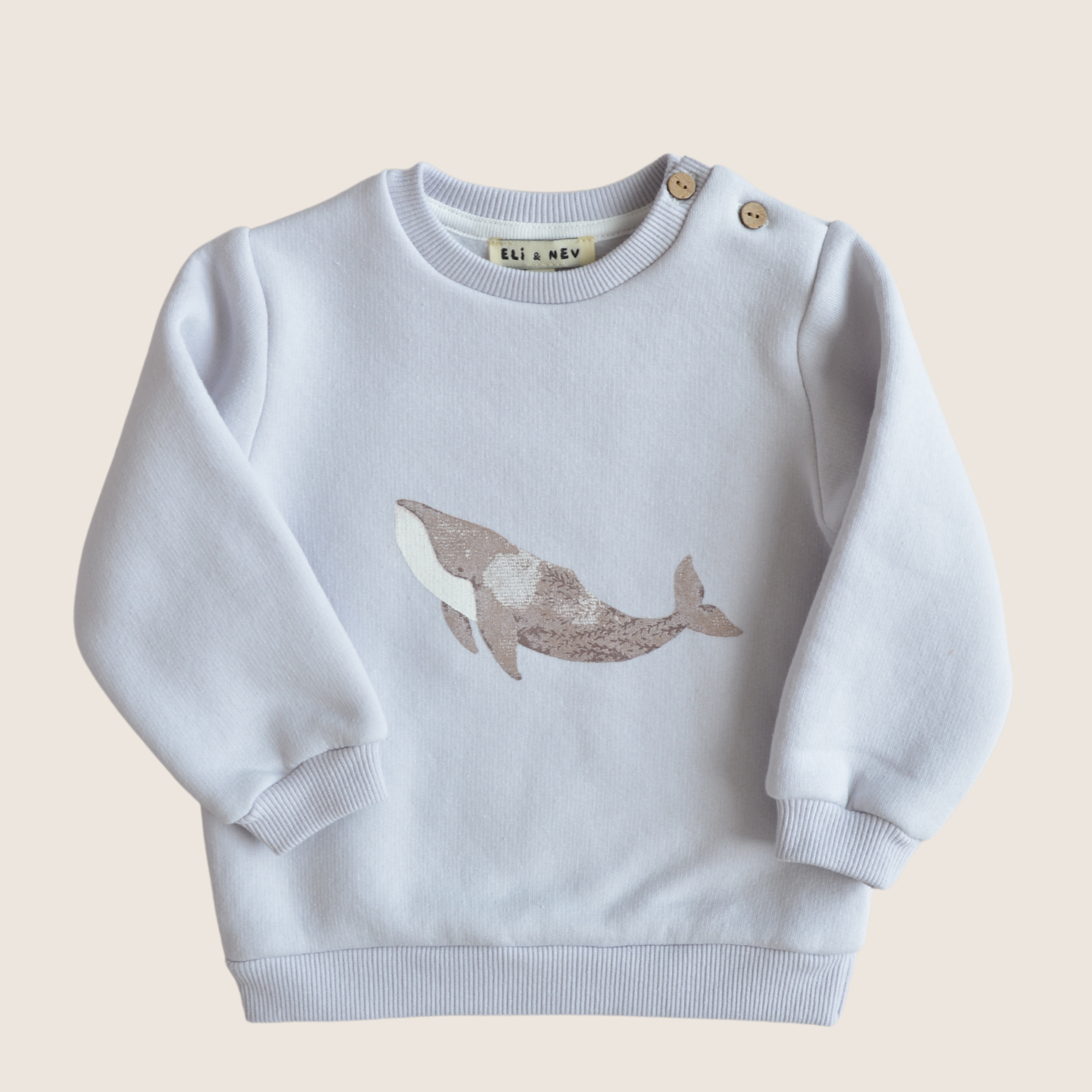 Eli & Nev Sweatshirt - Whale Print