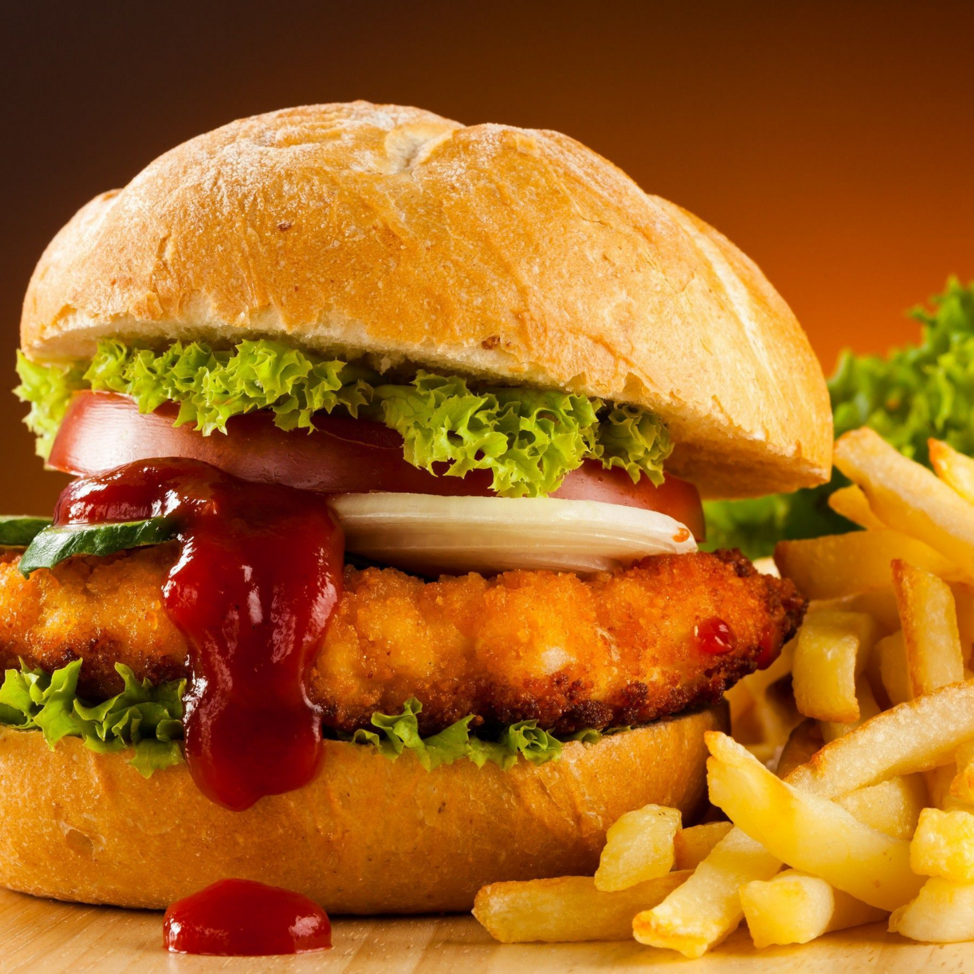 Chicken Burger Meal Hamper