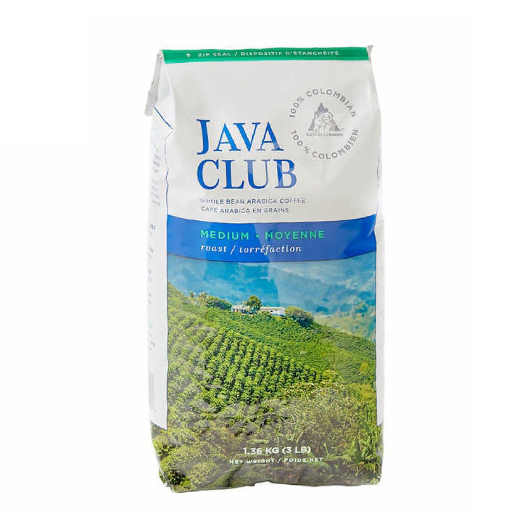 H&R Foods Java Club Medium Roast Coffee Beans / 1.36 kg.