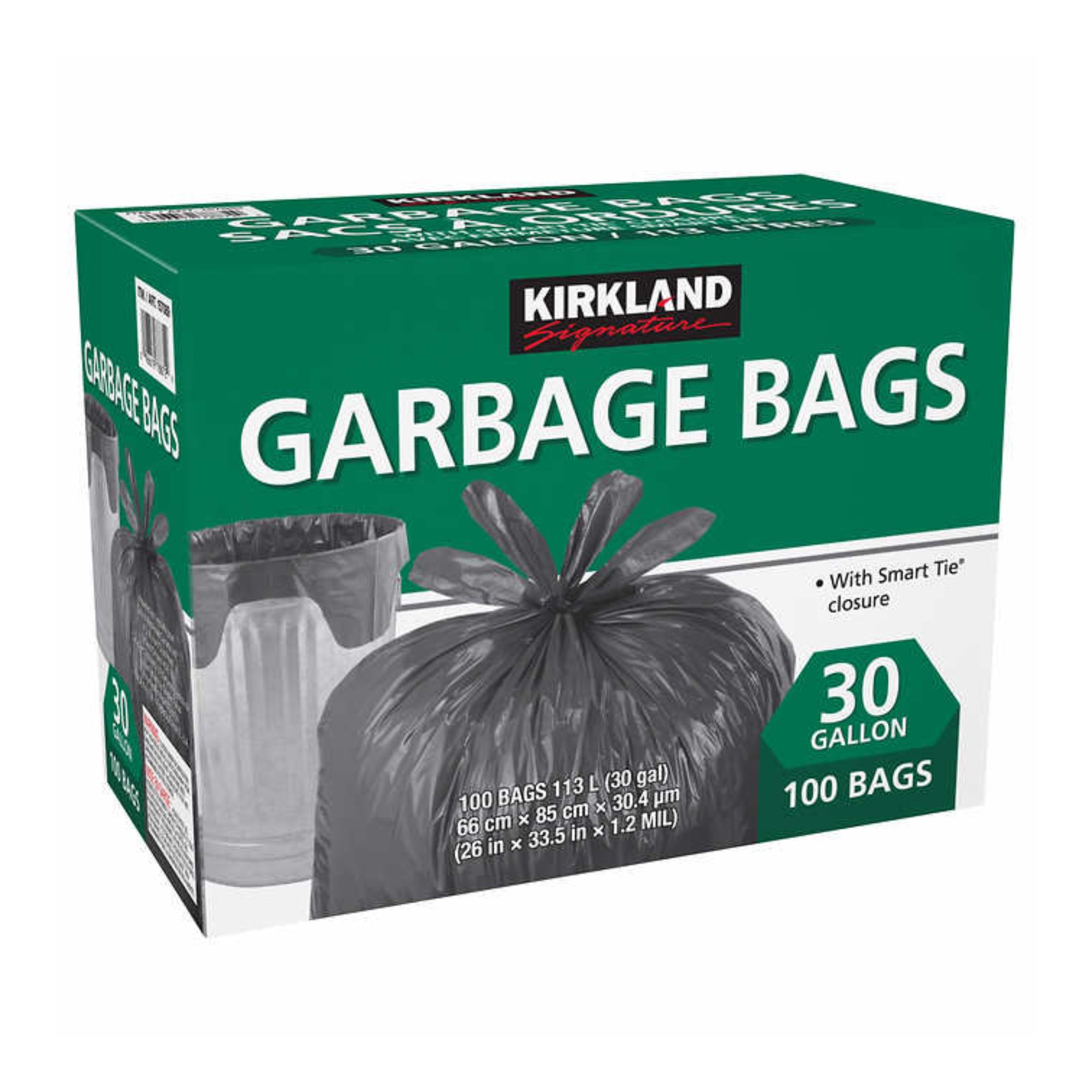 Kirkland Garbage Bags 26" x 33.5" 100ct