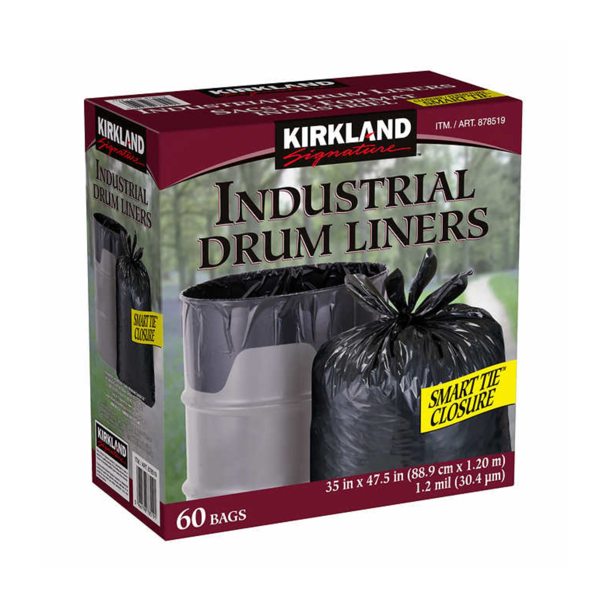 Kirkland Industrial Drum Liners 60ct