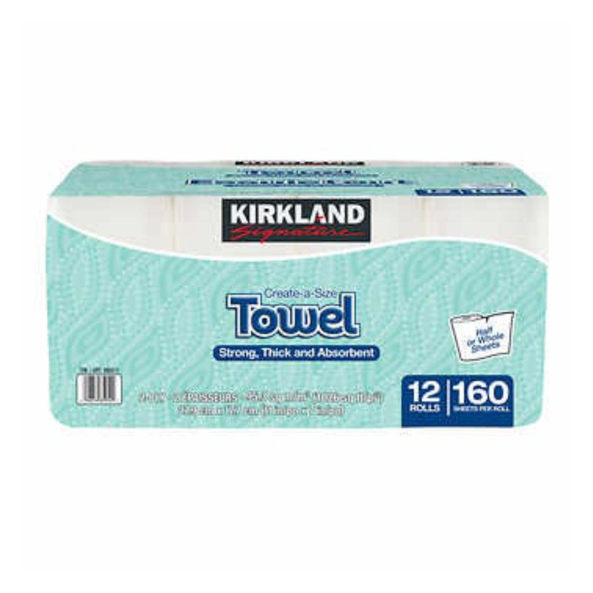 Kirkland 2-ply Paper Towel 160 sheets x 12