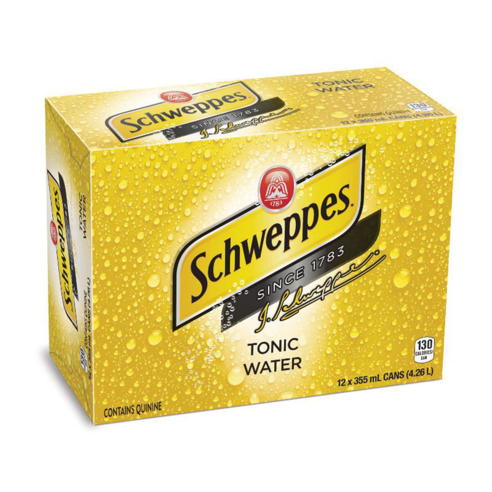 Schweppes Tonic Water 355ml / 12 pk