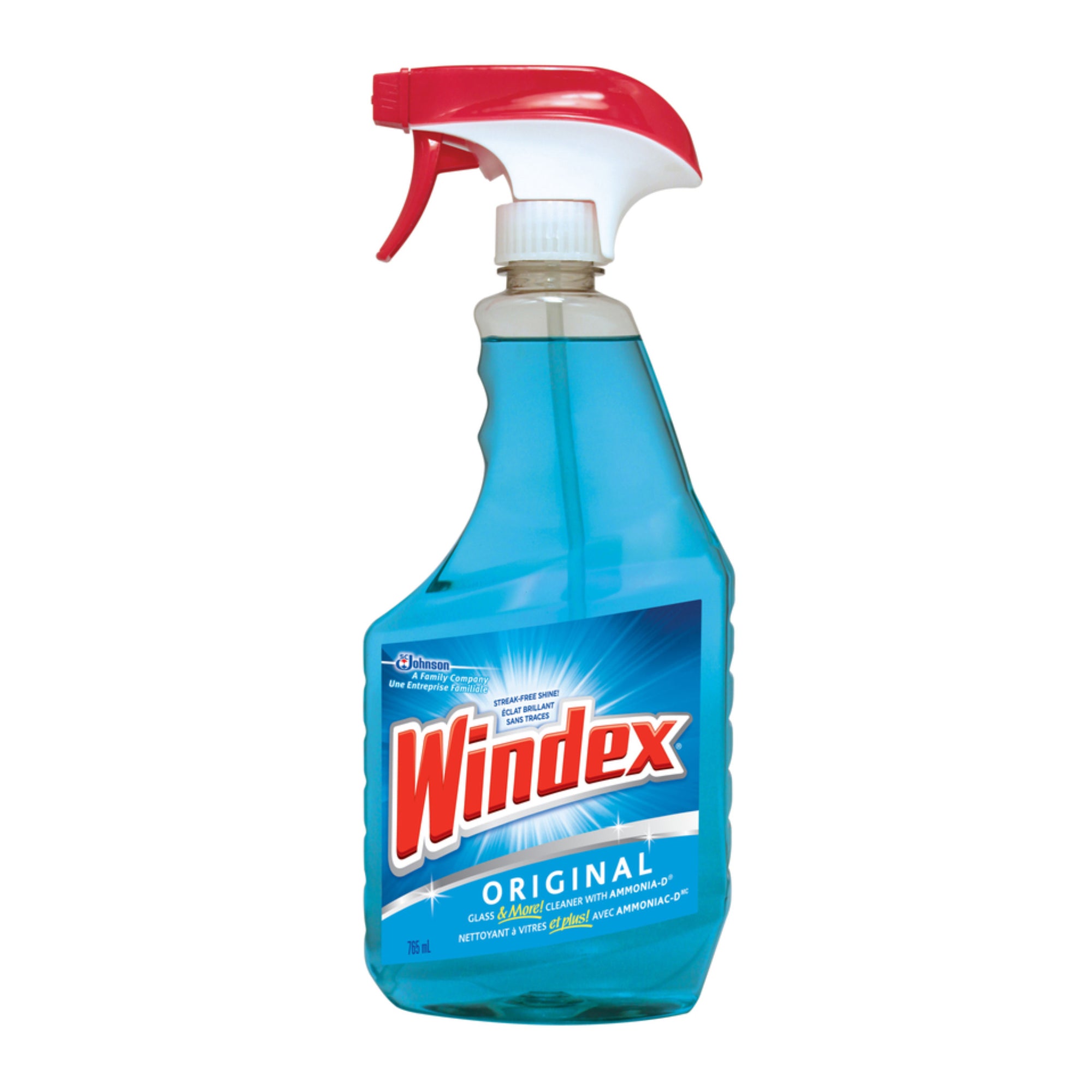 Windex Glass Cleaner Spray with Ammonia 765ml